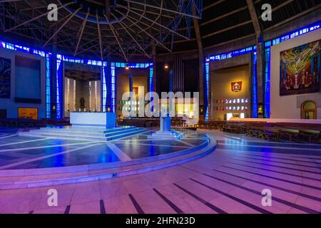 Inside the Liverpool Metropolitan Cathedral Stock Photo