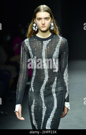 Gian Mattia D'Alberto - LaPresse 2020-09-23 Milan Italy Entertainment Milan fashion week Simona Marziali&#x2019;s show in the photo: the show Stock Photo