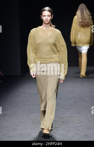 Gian Mattia D'Alberto - LaPresse 2020-09-23 Milan Italy Entertainment Milan fashion week Simona Marziali&#x2019;s show in the photo: the show Stock Photo