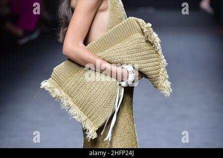 Gian Mattia D'Alberto - LaPresse 2020-09-23 Milan Italy Entertainment Milan fashion week Simona Marziali&#x2019;s show in the photo: the show Stock Photo