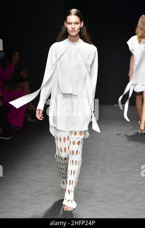 Gian Mattia D'Alberto - LaPresse 2020-09-23 Milan Italy Entertainment Milan fashion week Simona Marziali&#x2019;s show in the photo: the show Stock Photo