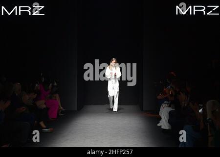 Gian Mattia D'Alberto - LaPresse 2020-09-23 Milan Italy Entertainment Milan fashion week Simona Marziali&#x2019;s show in the photo: the show Stock Photo