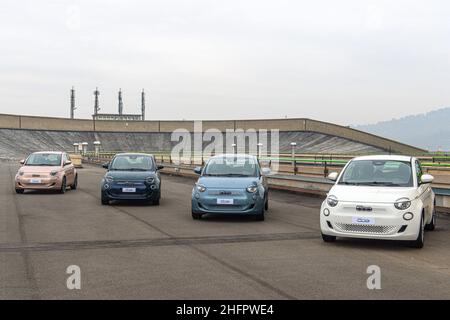 Nicolo' Campo/LaPresse October 23, 2020 Turin (Italy) New 500 International Media Drive In the pic: new 500 Stock Photo