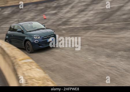 Nicolo' Campo/LaPresse October 23, 2020 Turin (Italy) New 500 International Media Drive In the pic: new 500 Stock Photo