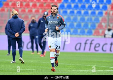 Foto Francesco Mazzitello/LaPresse31 ,01, 2021 Crotone, Italia sport calcio Crotone Vs Genoa - Campionato di calcio Serie A TIM 2020/2021 - Stadio Ezio ScidaNella foto: DESTROPhoto francesco mazzitello/LaPresse Gennaio 31 , 2021 Crotone, Italy sport soccer Crotone Vs Genoa - Italian Football Championship League A TIM 2020/2021 - Ezio Scida StadiumIn the pic: DESTRO Stock Photo