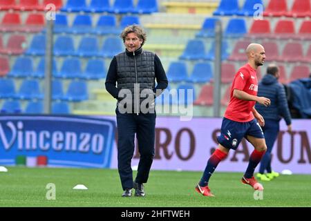 Foto Francesco Mazzitello/LaPresse31 ,01, 2021 Crotone, Italia sport calcio Crotone Vs Genoa - Campionato di calcio Serie A TIM 2020/2021 - Stadio Ezio ScidaNella foto: ALL STROPPAPhoto francesco mazzitello/LaPresse Gennaio 31 , 2021 Crotone, Italy sport soccer Crotone Vs Genoa - Italian Football Championship League A TIM 2020/2021 - Ezio Scida StadiumIn the pic: STROPPA Stock Photo