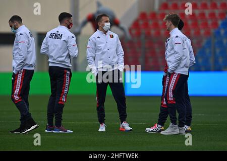 Foto Francesco Mazzitello/LaPresse31 ,01, 2021 Crotone, Italia sport calcio Crotone Vs Genoa - Campionato di calcio Serie A TIM 2020/2021 - Stadio Ezio ScidaNella foto: CRISCITOPhoto francesco mazzitello/LaPresse Gennaio 31 , 2021 Crotone, Italy sport soccer Crotone Vs Genoa - Italian Football Championship League A TIM 2020/2021 - Ezio Scida StadiumIn the pic: CRISCITO Stock Photo