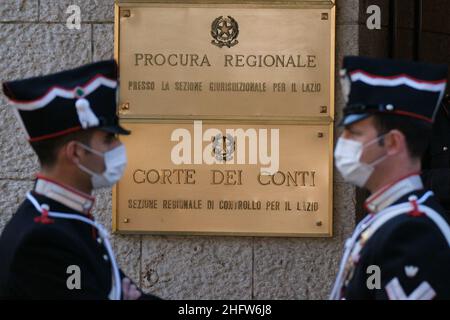 Mauro Scrobogna /LaPresse February 19, 2021&#xa0; Rome, Italy News Court of Auditors - inauguration of the judicial year Stock Photo