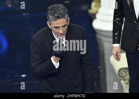 Matteo Rasero/LaPresse March 04, 2021 Sanremo, Italy Entertainment Sanremo music festival 2021, third evening In the photo: Fiorello Stock Photo