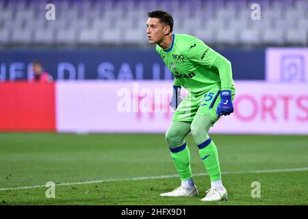 LaPresse - Jennifer Lorenzini 11 April 2021 Firenze (Italy) Sport Soccer Fiorentina - Atalanta Italian Football Championship League A TIM 2020/ 2021 - 'Artemio Franchi' Stadium In the pic: Pierluigi Gollini Stock Photo