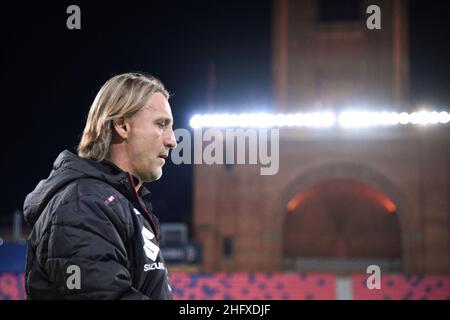 Massimo Paolone/LaPresse April 21, 2021 Bologna, Italy sport soccer Bologna vs Torino - Italian Football Championship League A TIM 2020/2021 - Renato Dall'Ara stadium In the pic: Davide Nicola (Torino Football Club) Stock Photo