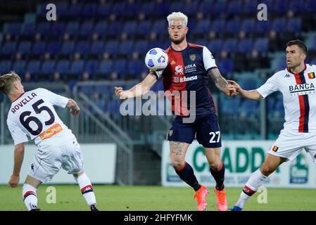 Genoa CFC Vs Cagliari Calcio Editorial Photo - Image of marin