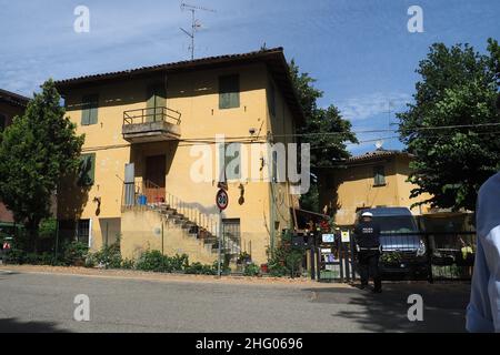 Michele Nucci/LaPresse June 29 , 2021 - Bologna, Italy News Bologna, Chiara Gualzetti murder in Monteveglio in the pic: Gualzetti house Stock Photo