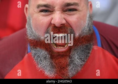 LaPresse - Fabio Ferrari July 11, 2021 - London, Great Britain sport soccer IItaly vs England - Euro 2020 Final - Wembley Stadium, London In the pic: English fan Stock Photo