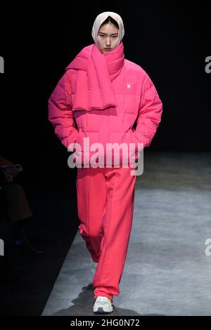 SPYDER Fall/Winter 2022-23 Runway during Milan Fashion Week Menswear January 2022 - Milan, Italy 17/01/2022 Stock Photo