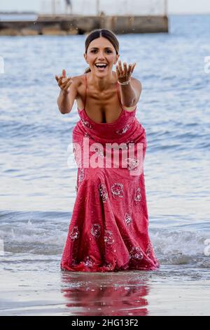 Gian Mattia D'Alberto - LaPresse 2021-08-31 Venice 78th Venice Filmfestival Serena Rossi photocall in the photo: Serena Rossi Stock Photo