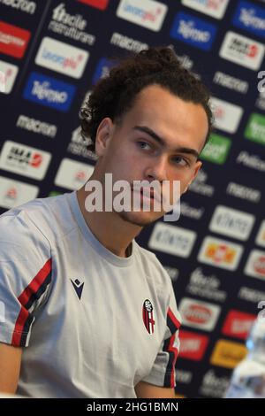 Michele Nucci/LaPresse September 10, 2021 - Bologna, Italy sport, soccer in the pic: Arthur Theate new player of Bologna F.C. soccer team Stock Photo