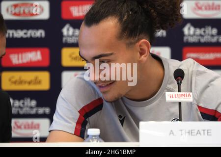 Michele Nucci/LaPresse September 10, 2021 - Bologna, Italy sport, soccer in the pic: Arthur Theate new player of Bologna F.C. soccer team Stock Photo