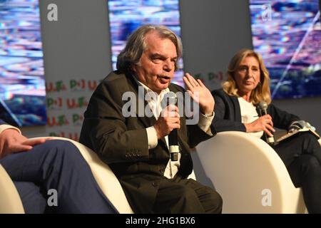 Michele Nucci/LaPresse September 10, 2021 - Bologna, Italy news Minister Renato Brunetta at the National Unity Festival Stock Photo