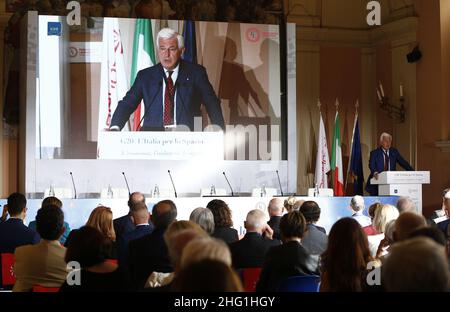 Cecilia Fabiano/ LaPresse September 21, 2021 Rome (Italy) News : G20 , Italy for Space In the Pic : Stock Photo