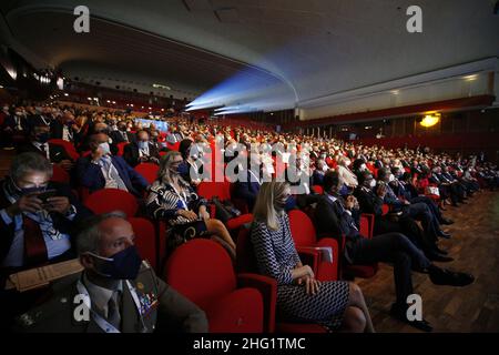Cecilia Fabiano/ LaPresse September 29, 2021 Rome (Italy) News : Confcommercio National Assembly In the Pic : the assembly Stock Photo