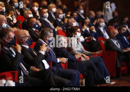 Cecilia Fabiano/ LaPresse September 29, 2021 Rome (Italy) News : Confcommercio National Assembly In the Pic : the assembly Stock Photo