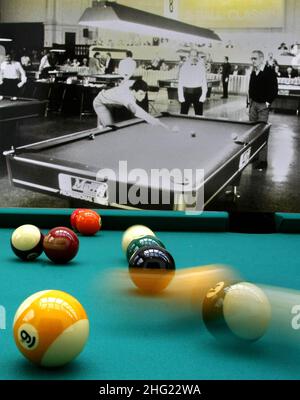 The billiard table used by Paul Newman in the movie 