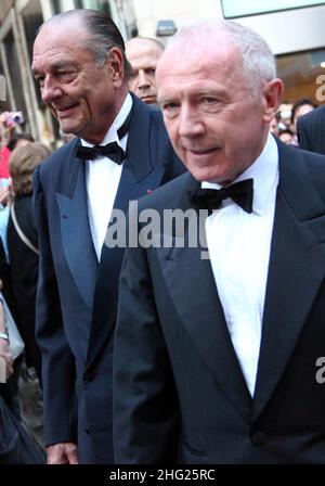 French businessman, chairman and CEO of Kering, Francois-Henri Pinault,  World's top luxury group LVMH head Bernard Arnault and CEO of LVMH Holding  Company, Antoine Arnault during Jean-Louis Georgelin's national tribute  held at