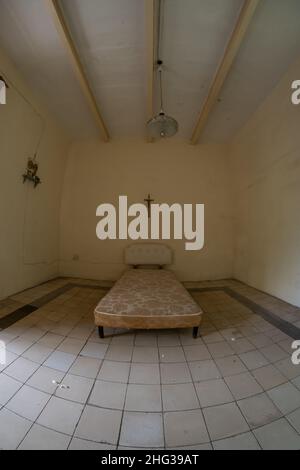 Old room in an abandoned house Stock Photo