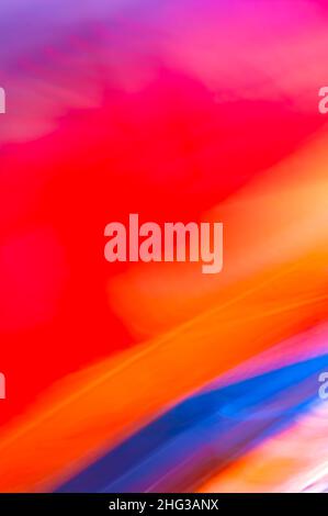 Vertical abstract background banner with soft gradient in red orange blue lilac colors. Stock Photo