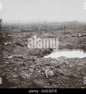 World War I. No man's land near Lens, France. 1914-1918 Stock Photo