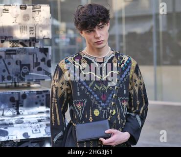 Milan Fashion Week Fall 2026 2026.Nils Kuesel Milan Fashion Week - Men F/W 2026-27 Ea7 Celebrates The ...