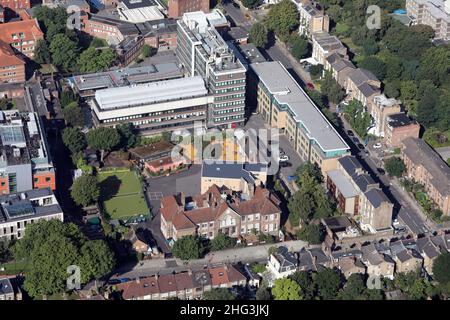 aerial view of Kings College London Stock Photo