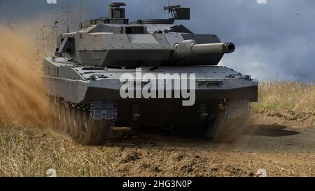 German Main Battle Tank Leopard 2A5 Stock Photo