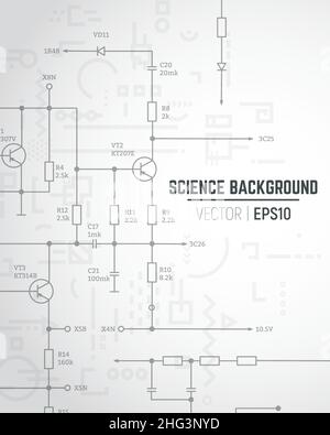 Science background Stock Vector