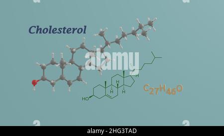 Cholesterin Strukturformel