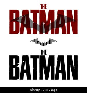 Batman the Superhero from the DC comics. Stock Vector