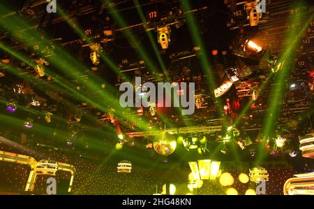 Studio Lighting Grid, BBC TV Show Strictly Come Dancing Stock Photo