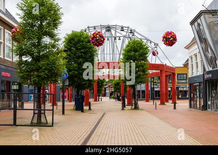 Drachten, The Nethrlands - August 22, 2021: The Carrilon of Drachten in the shopping center of the city Drachten in Friesland in The Netherlands Stock Photo