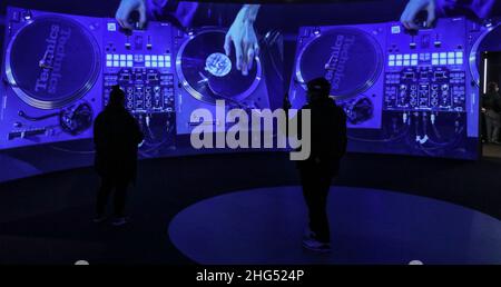HIP-HOP 360 EXHIBITION PARIS Stock Photo