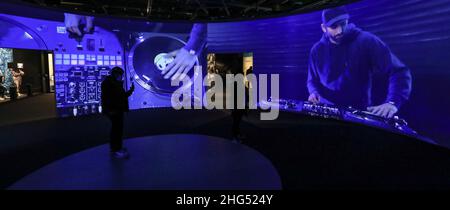 HIP-HOP 360 EXHIBITION PARIS Stock Photo