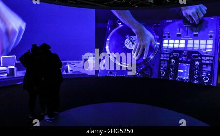 HIP-HOP 360 EXHIBITION PARIS Stock Photo