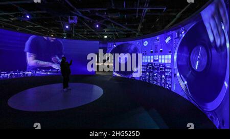HIP-HOP 360 EXHIBITION PARIS Stock Photo