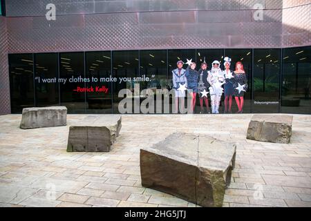 The DeYoung Museum is a prominent part of Golden Gate Park in San Francisco, CA, USA which holds art exhibits. Stock Photo