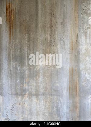 An old, rusty, streaked concrete texture Stock Photo