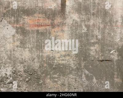 An old, rough, gray concrete texture Stock Photo