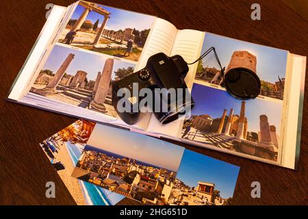 pictures of electronic equipment, kitchen utensils. But also various other photographs from the most everyday life Stock Photo