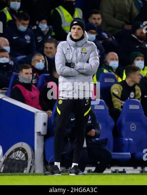 Chelsea manager Thomas Tuchel during the Premier League match at ...