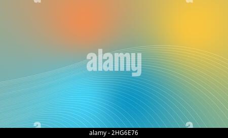 Abstract multicolored background with visual illusion and Connected dots and lines on move. Stock Photo