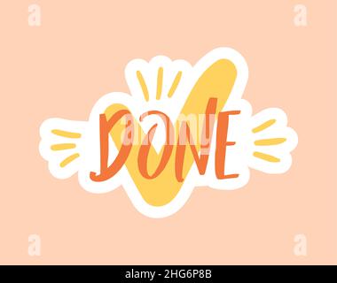 Planner or diary decorating element Stock Vector